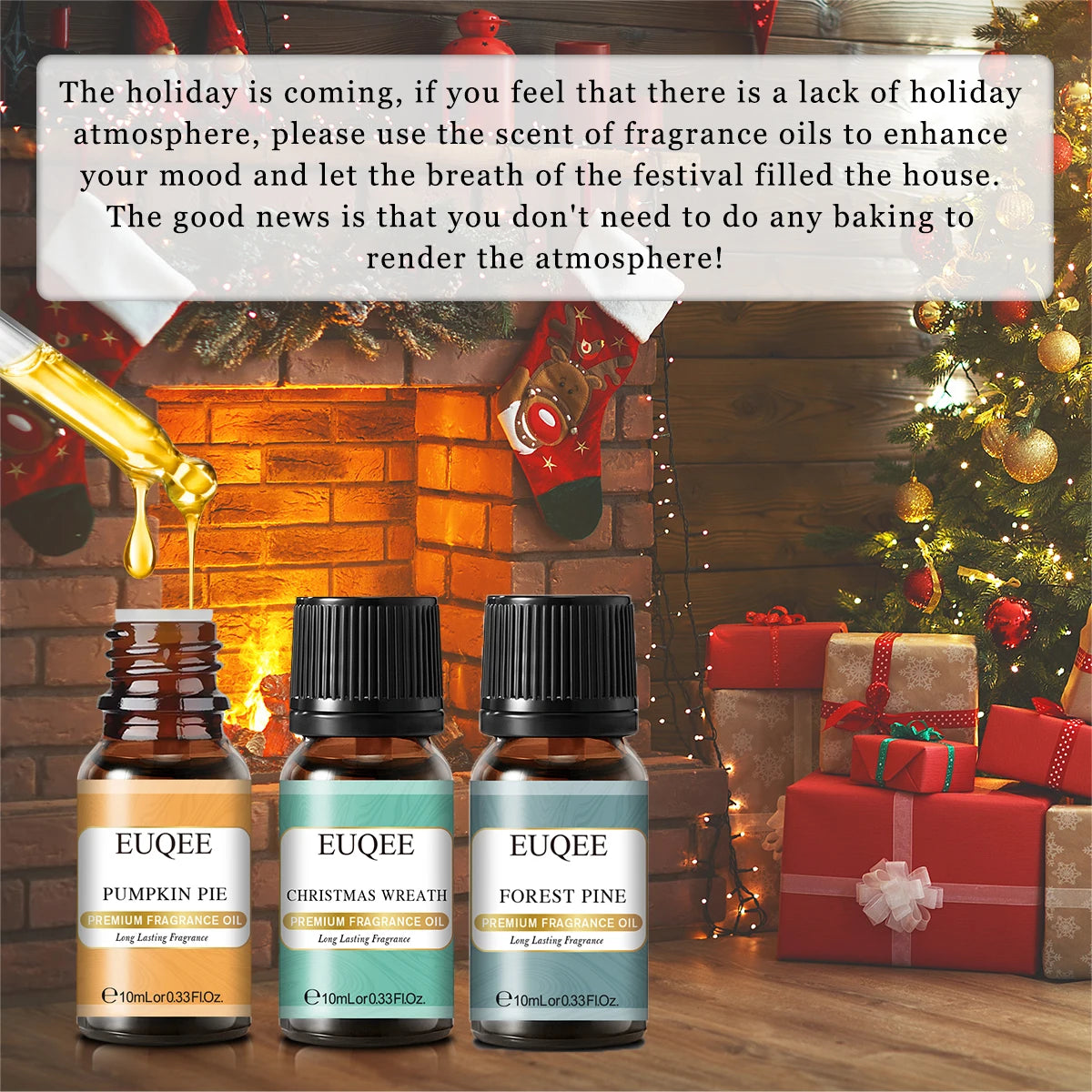 Christmas Fragrance Oils Set for Diffuser